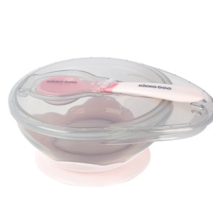 Μπολ Φαγητού με Κουτάλι Pink kikka boo