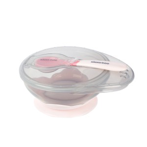 Μπολ Φαγητού με Κουτάλι Pink kikka boo