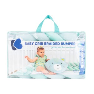 Πάντα Πλεξούδα 180x12cm Mint Kikka Boo Πάντα Πλεξούδα 180x12cm Mint Kikka Boo