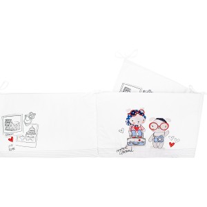 Προστατευτική Πάντα Κούνιας Love Rome 210εκ Kikka Boo