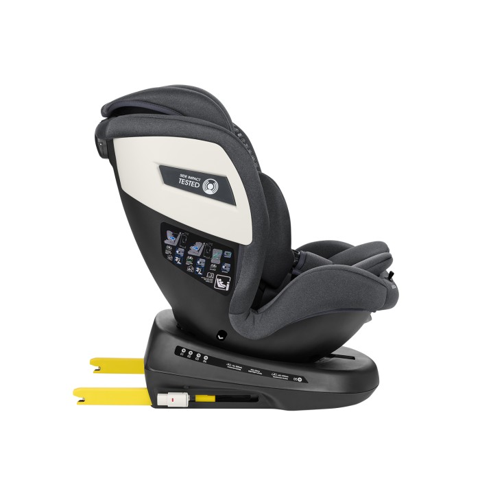 Κάθισμα αυτοκινήτου 40–150 εκ. i-Cruise i-SIZE Σκούρο Γκρι - Kikka Boo Κάθισμα αυτοκινήτου 40–150 εκ. i-Cruise i-SIZE Σκούρο Γκρι - Kikka Boo