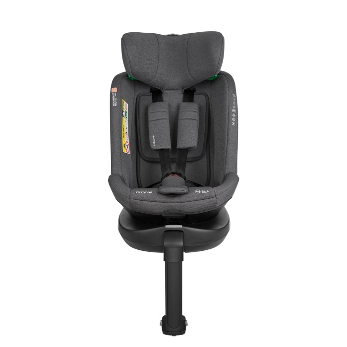 Κάθισμα αυτοκινήτου 40–150 εκ i-Secure i-SIZE Σκούρο Γκρι - Kikka Boo Κάθισμα αυτοκινήτου 40–150 εκ i-Secure i-SIZE Σκούρο Γκρι - Kikka Boo
