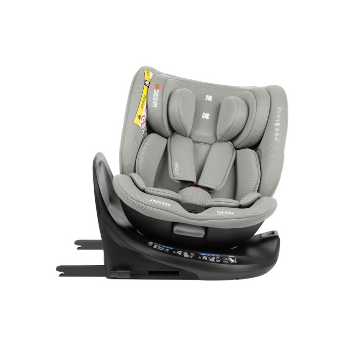 Κάθισμα αυτοκινήτου 40–150 εκ. i-Tour i-SIZE Ανοιχτό Γκρι - Kikka Boo Κάθισμα αυτοκινήτου 40–150 εκ. i-Tour i-SIZE Ανοιχτό Γκρι - Kikka Boo