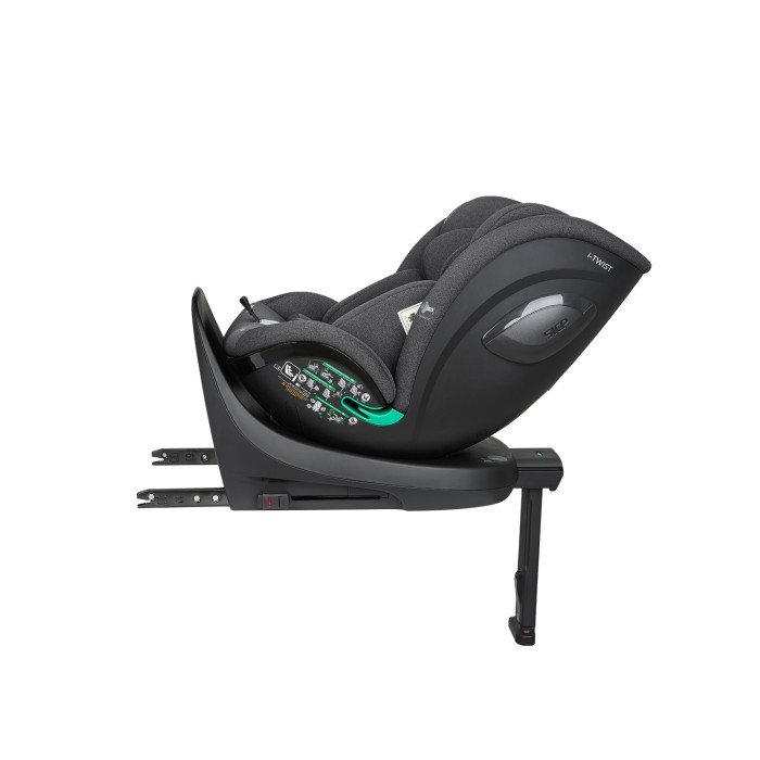 Κάθισμα αυτοκινήτου 40–150 εκ. i-Twist i-SIZE Σκούρο Γκρι - Kikka Boo