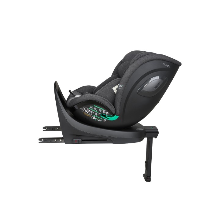 Κάθισμα αυτοκινήτου 40–150 εκ. i-Twist i-SIZE Σκούρο Γκρι - Kikka Boo