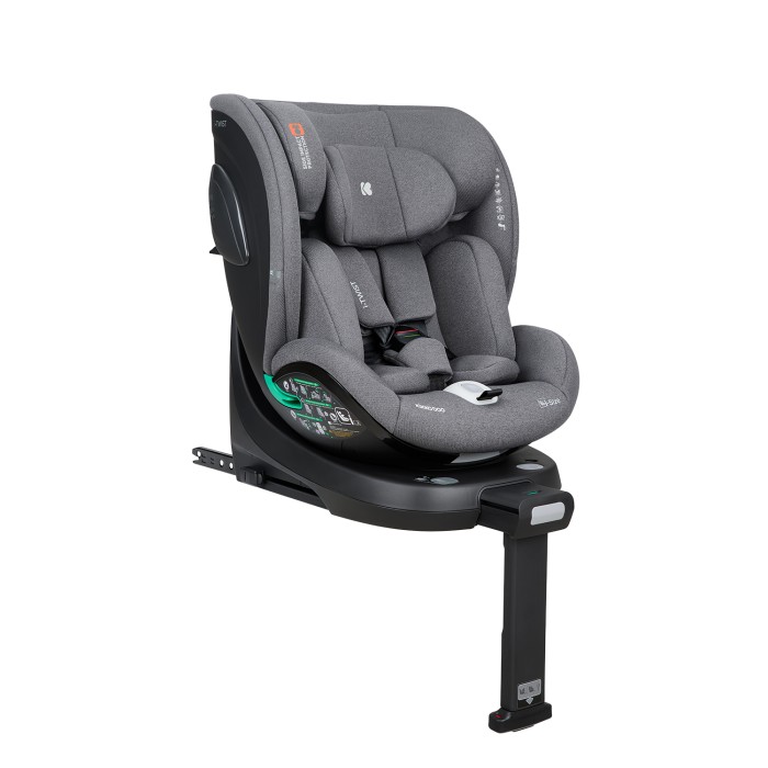 Κάθισμα αυτοκινήτου 40–150 εκ. i-Twist i-SIZE Ανοιχτό Γκρι - Kikka Boo