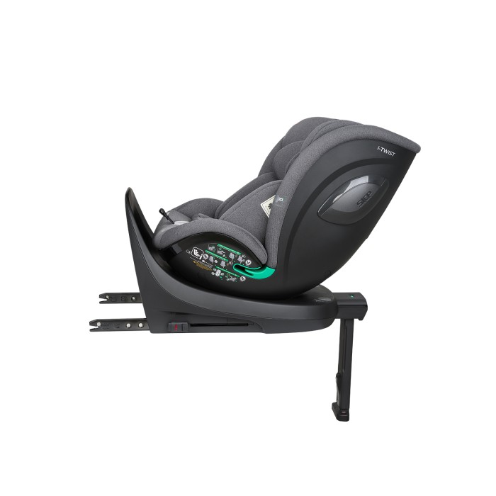 Κάθισμα αυτοκινήτου 40–150 εκ. i-Twist i-SIZE Ανοιχτό Γκρι - Kikka Boo