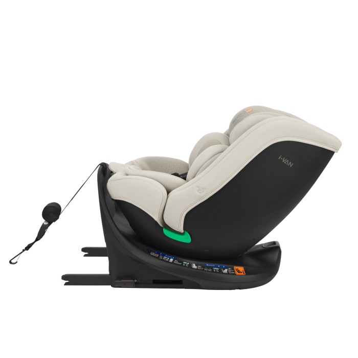 Κάθισμα αυτοκινήτου 40–150 εκ. i-Van i-SIZE Ανοιχτό Γκρι - Kikka Boo