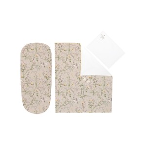 Σετ Προίκας για Καλαθούνα 6τμχ Secret Garden Beige Kikka Boo