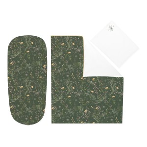 Σετ Προίκας για Καλαθούνα 6τμχ Secret Garden Green Kikka Boo