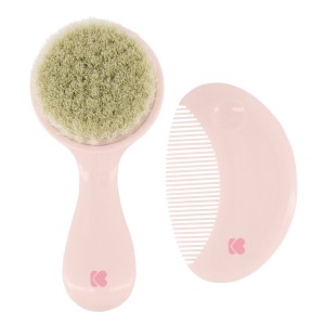 Χτένα και βούρτσα με φυσικές τρίχες Savanna Ροζ  - Kikka Boo