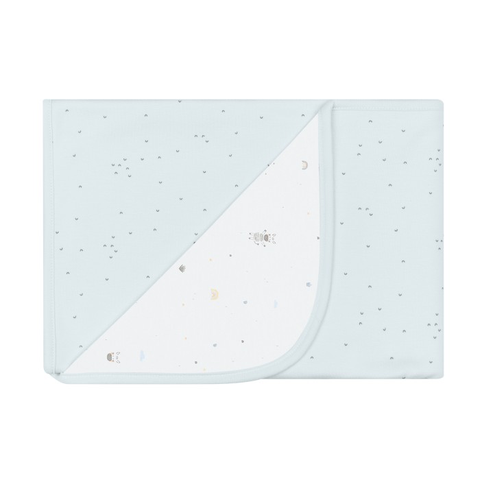 Baby blanket 85/85 cm Stripy Friends - Kikka Boo