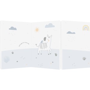 Αναδιπλούμενο Βρεφικό Στρώμα 60/120/5 cm Stripy Friends Kikka Boo