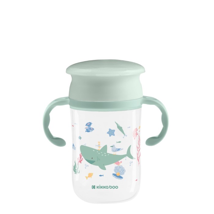 Kikka Boo Εκπαιδευτικό Κύπελλο 360° 300ml Deep Sea Mint Kikka Boo Εκπαιδευτικό Κύπελλο 360° 300ml Deep Sea Mint