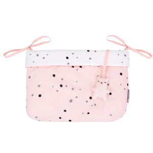 Kikka Boo Καλάθι Αποθήκευσης Για Πάνες Bear With Me Ροζ