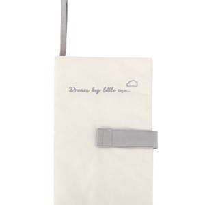 Υφασμάτινη Θήκη για Πάνες Και Μωρομάντηλα Με Κέντημα Dream Big Beige Kikka Boo