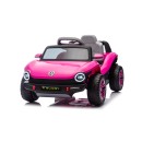 Επαναφορτιζόμενο Αυτοκίνητο Licensed Volkswagen E Buggy Ροζ - Kikka Boo