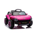 Επαναφορτιζόμενο Αυτοκίνητο Licensed Volkswagen E Buggy Ροζ - Kikka Boo