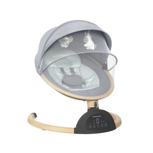 Ηλεκτρικό Ρηλάξ side-to-side Ashlee Ανοιχτό Γκρι 2025 - Kikka Boo