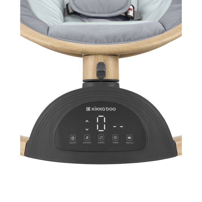 Ηλεκτρικό Ρηλάξ side-to-side Ashlee Ανοιχτό Γκρι 2025 - Kikka Boo Ηλεκτρικό Ρηλάξ side-to-side Ashlee Ανοιχτό Γκρι 2025 - Kikka Boo