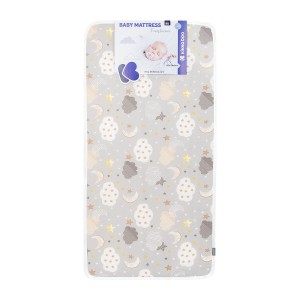 Στρώμα Fantasia 60x120x9εκ. Clouds Γκρι - Kikka Boo