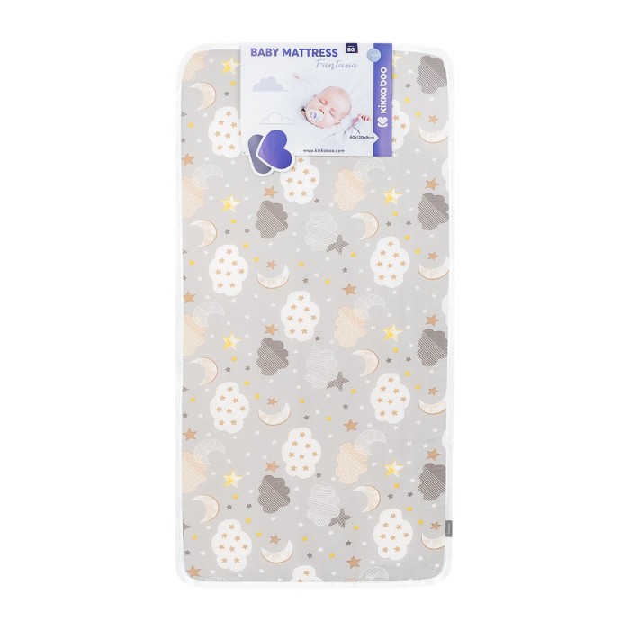 Στρώμα Fantasia 60x120x9εκ. Clouds Γκρι - Kikka Boo