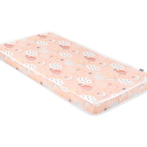Βρεφικό Στρώμα Fantasia 70х140х9cm Σύννεφα Ροδακινί Kikka Boo
