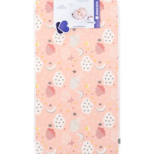 Βρεφικό Στρώμα Fantasia 70х140х9cm Σύννεφα Ροδακινί Kikka Boo