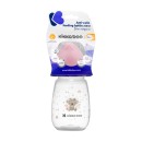 Μπιμπερό Με Θηλή Σιλικόνης 260ml Σαβάνα Ροζ Kikka Boo