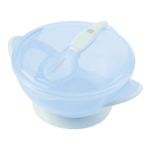 Μπολ με κουτάλι Feedy Μπλε - Kikka Boo