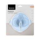 Μπολ με κουτάλι Feedy Μπλε - Kikka Boo Μπολ με κουτάλι Feedy Μπλε - Kikka Boo