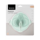 Μπολ με κουτάλι Feedy Μέντα - Kikka Boo