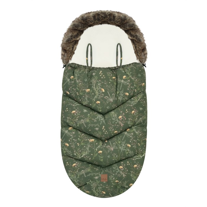 Ποδόσακος Luxury με Secret Garden Πράσινο - Kikka Boo