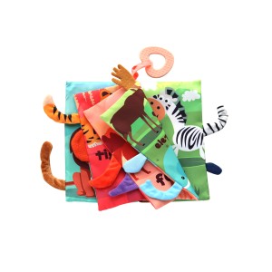 Εκπαιδευτικό Υφασμάτινο Βιβλίο με Οδοντοφυΐα Ζώα Δασικά Kikka Boo Εκπαιδευτικό Υφασμάτινο Βιβλίο με Οδοντοφυΐα Ζώα Δασικά Kikka Boo