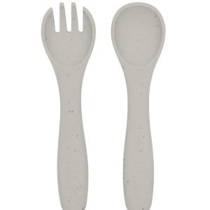 Σετ Κουτάλι Πιρούνι Platinum Silicone Sand Kikka Boo