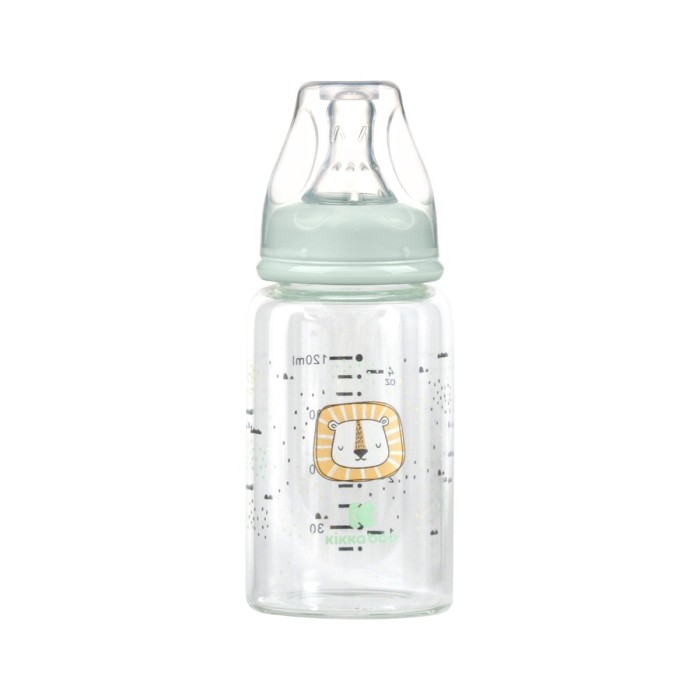 Γυάλινο Μπιμπερό 120ml Savanna Mint Kikka Boo