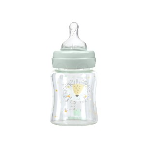 Γυάλινο Μπιμπερό 120ml Jungle King Mint Kikka Boo