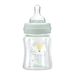 Γυάλινο Μπιμπερό 120ml Jungle King Mint Kikka Boo