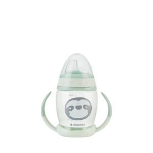 Kikka Boo  Κύπελλο Με Στόμιο Σιλικόνης 200ml Happy Face Mint