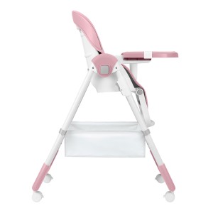 Καρεκλάκι φαγητού Spicy+ Ροζ - Kikka Boo Καρεκλάκι φαγητού Spicy+ Ροζ - Kikka Boo