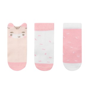 Βρεφικές κάλτσες με 3D αυτάκια "Hippo Dreams" 2-3 ετών - Kikka Boo