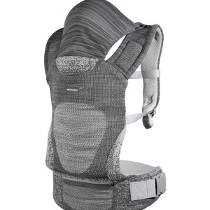 Μάρσιπο Με Κουκούλα Hoody Fly Knit Grey Kikka Boo