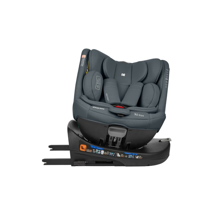 Κάθισμα αυτοκινήτου 40–150 εκ i-Round i-SIZE Σκούρο Γκρι - Kikka Boo