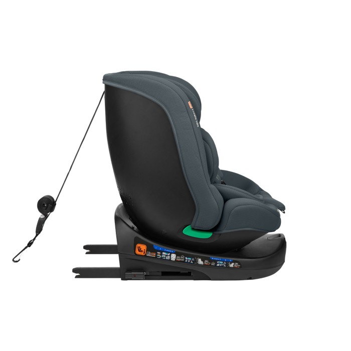 Κάθισμα αυτοκινήτου 40–150 εκ i-Round i-SIZE Σκούρο Γκρι - Kikka Boo