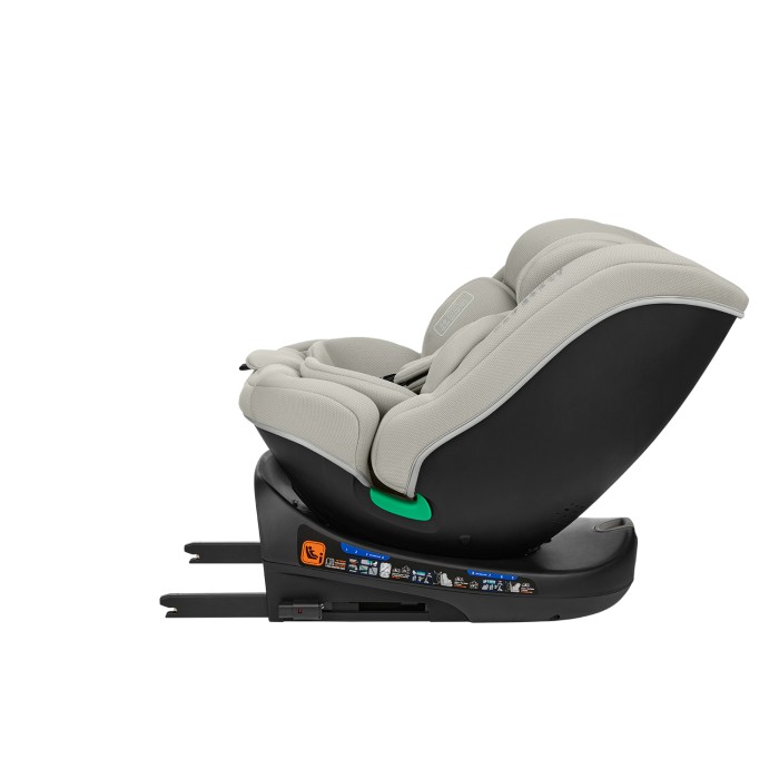 Κάθισμα αυτοκινήτου 40–150 εκ i-Round i-SIZE Ανοιχτό Γκρι - Kikka Boo Κάθισμα αυτοκινήτου 40–150 εκ i-Round i-SIZE Ανοιχτό Γκρι - Kikka Boo