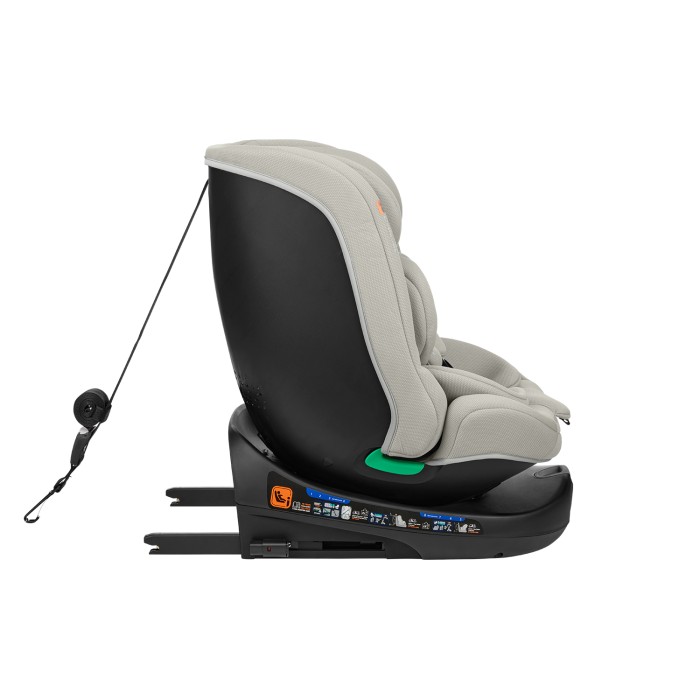 Κάθισμα αυτοκινήτου 40–150 εκ i-Round i-SIZE Ανοιχτό Γκρι - Kikka Boo Κάθισμα αυτοκινήτου 40–150 εκ i-Round i-SIZE Ανοιχτό Γκρι - Kikka Boo