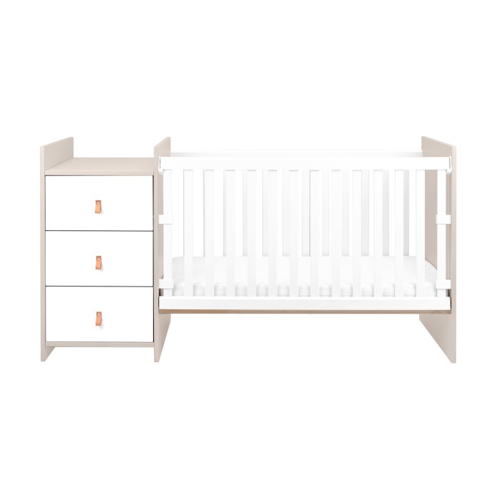 Κρεβάτι μωρού από μοριοσανίδα με συρταριέρα Ilana Μπεζ - Kikka Boo Κρεβάτι μωρού από μοριοσανίδα με συρταριέρα Ilana Μπεζ - Kikka Boo