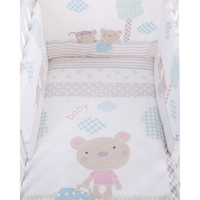 Σετ κλινοσκεπασμάτων 2 τεμαχίων Ευρωπαϊκού Στυλ 70/140 Fantasia - Kikka Boo Σετ κλινοσκεπασμάτων 2 τεμαχίων Ευρωπαϊκού Στυλ 70/140 Fantasia - Kikka Boo