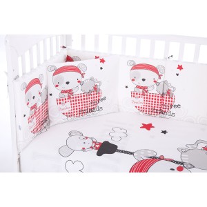 Σετ κλινοσκεπασμάτων 6 τεμαχίων 70x140 Pirates  - Kikka Boo