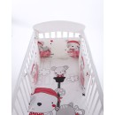 Σετ κλινοσκεπασμάτων 2 τεμαχίων Ευρωπαϊκού Στυλ 70/140 Pink Bunny  - Kikka Boo